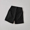 Women’s Waist Seamless Peach Hip Fitness Shorts with Pockets