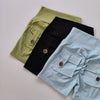 Women’s Waist Seamless Peach Hip Fitness Shorts with Pockets
