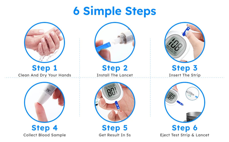 Bioland Blood Glucose Meter Test Strips and Lancets