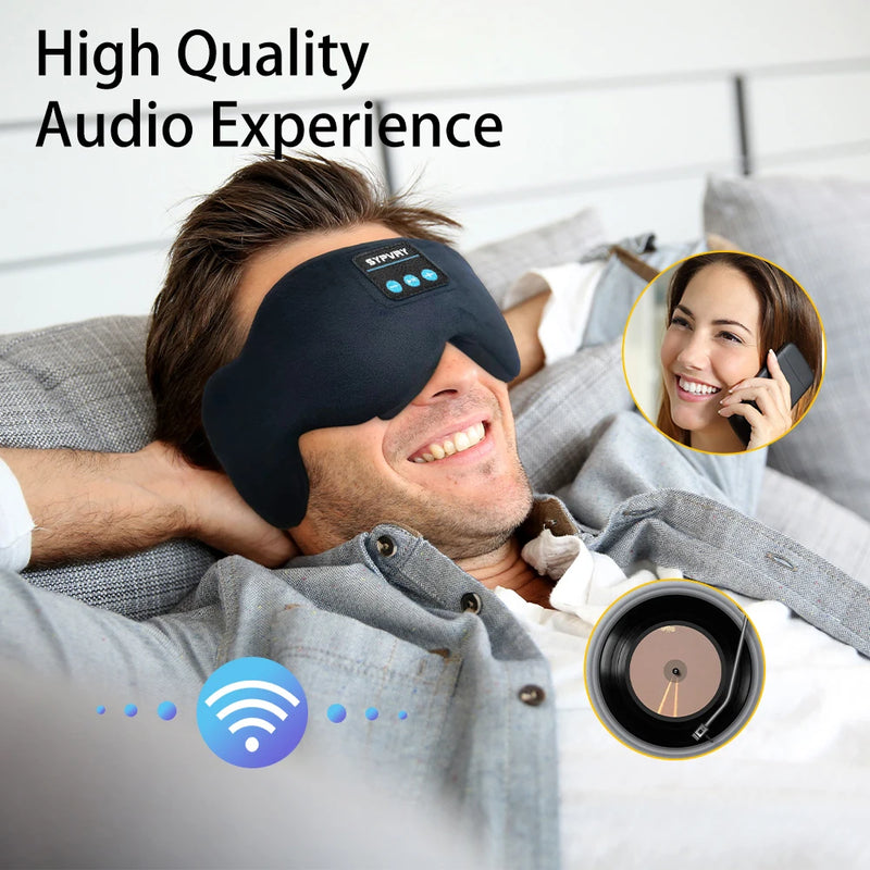 Sleeping Mask With Bluetooth 5.3 Headphones