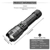KDULIT High Power Rechargeable LED Flashlight: