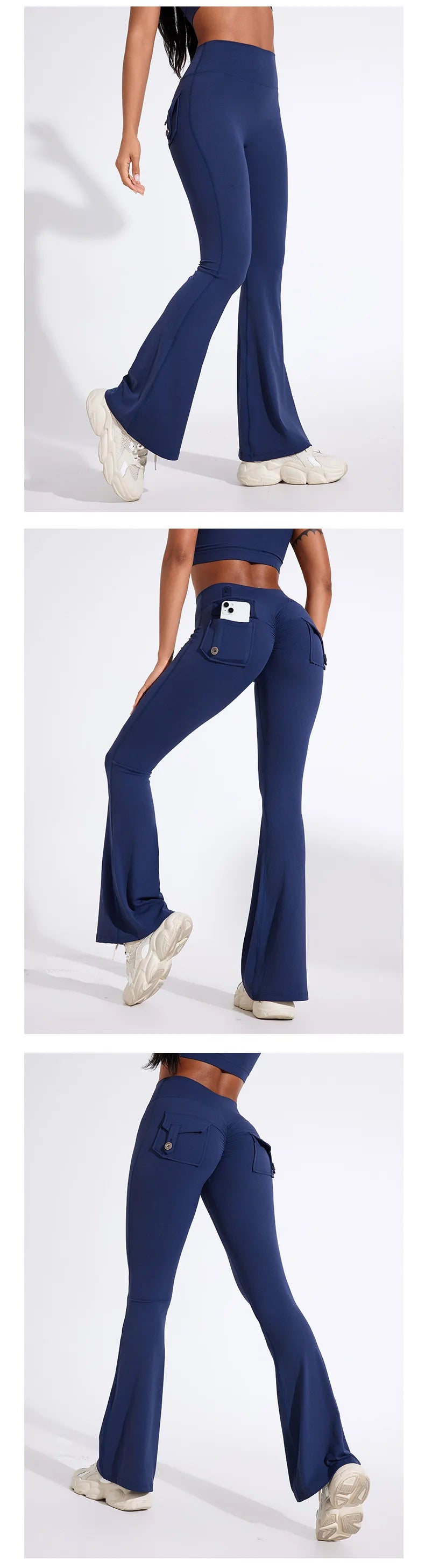 QINACTIVE Women’s Flared Fitness Pants