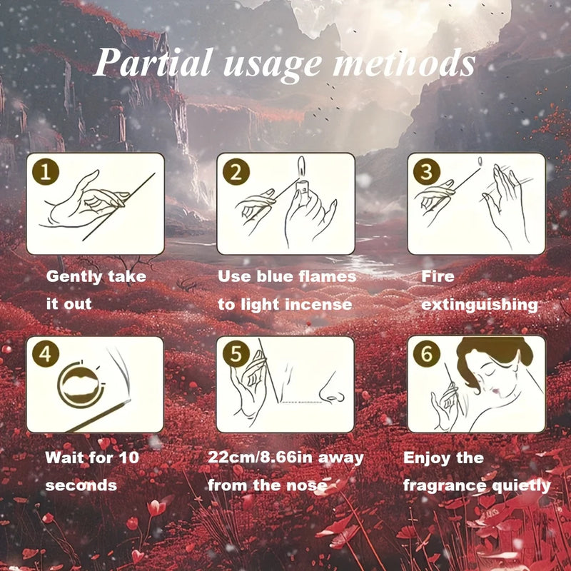 20/50Pcs Dragon Blood Aromatherapy Stick (8.66 inch)