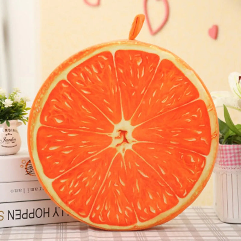 33cm Fruit-Shaped Round Cushion: