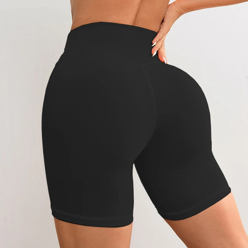 Women V Cross Waist Yoga Shorts