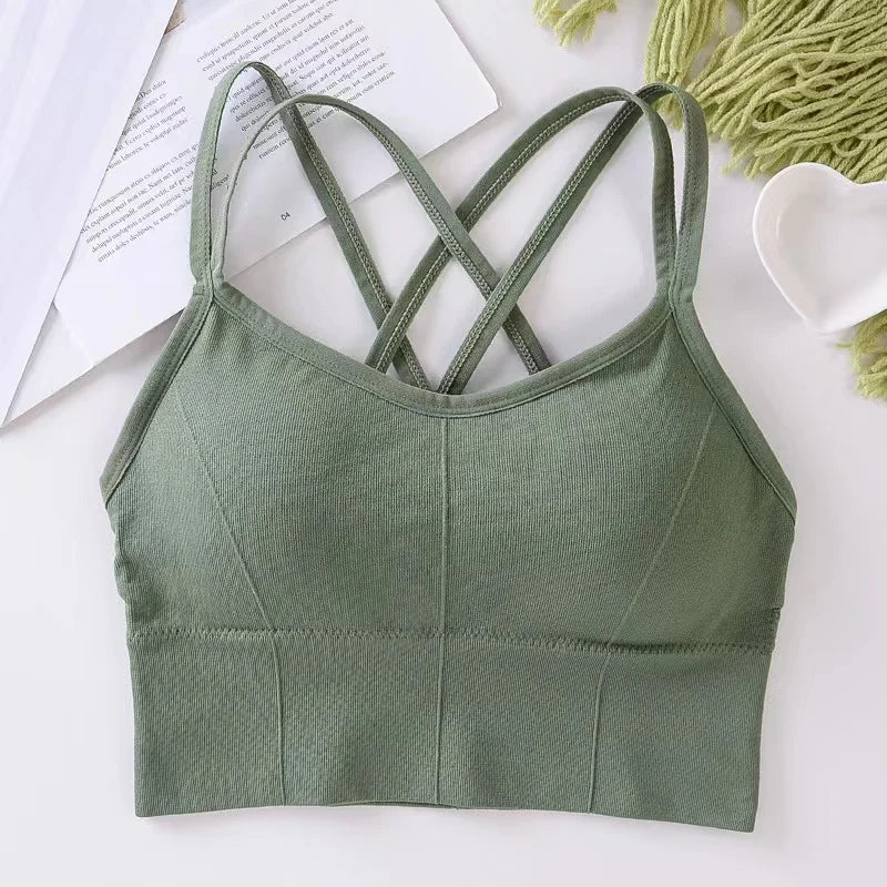 Women’s Cross Strap Sports Bra