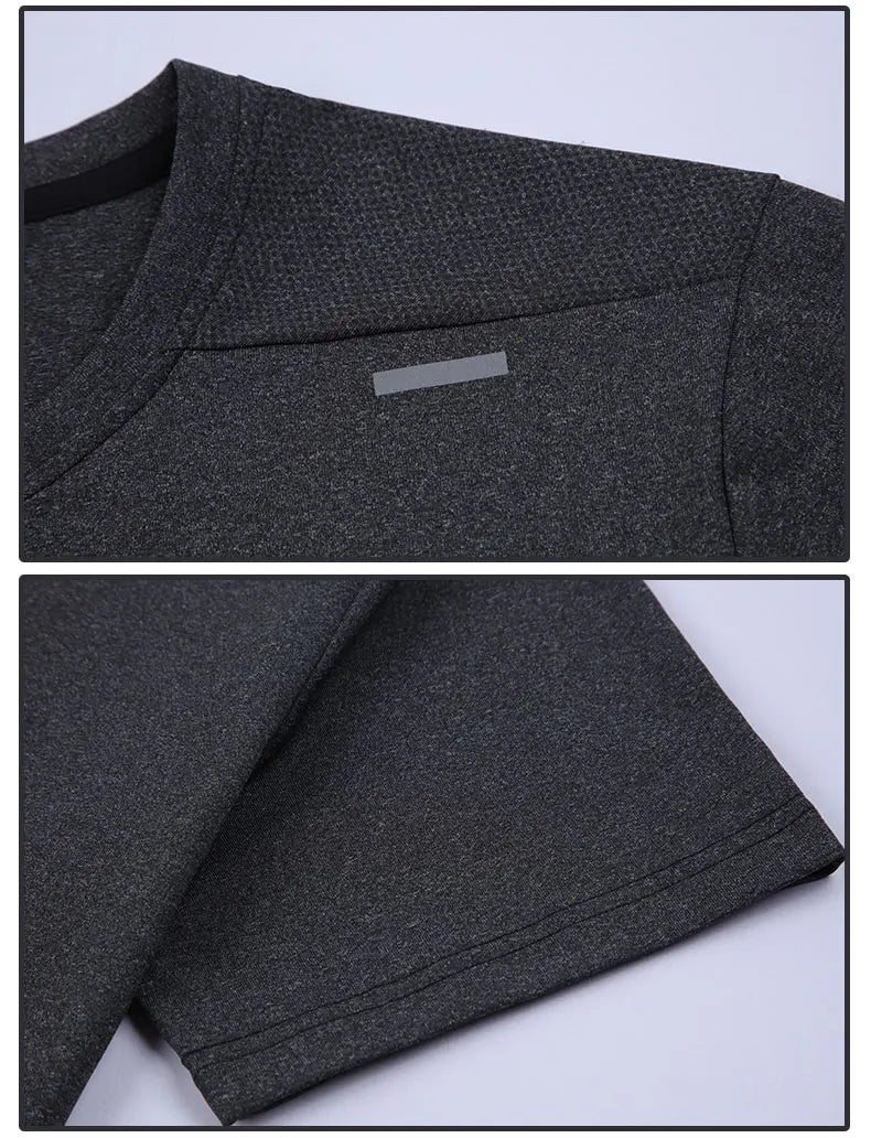 Men's Summer Loose Breathable Short Sleeve Outdoor Cycling Quick Dry Top