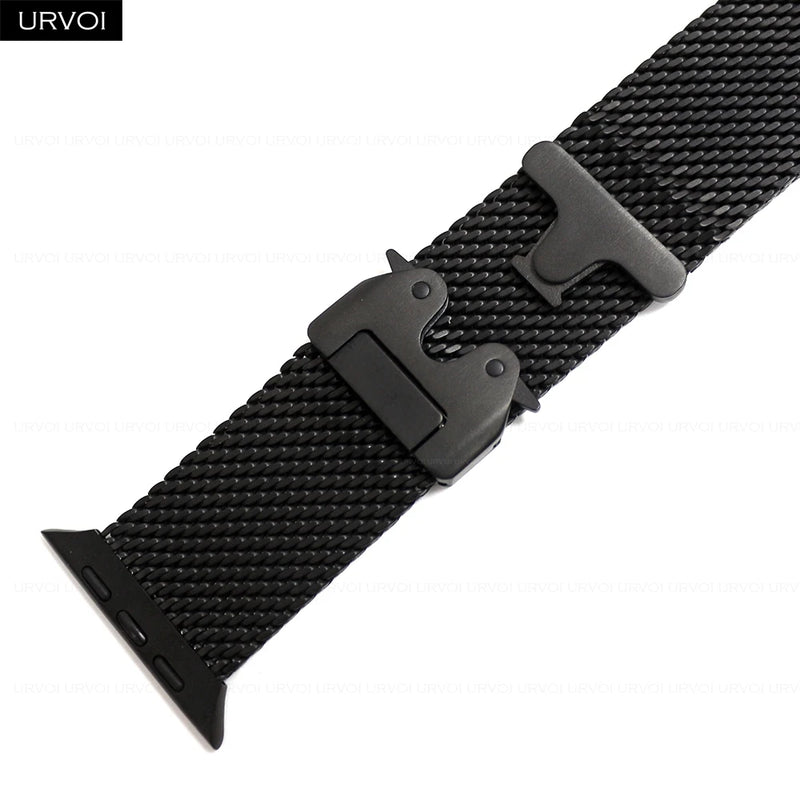 URVOI Titanium Milanese Loop for Apple Watch