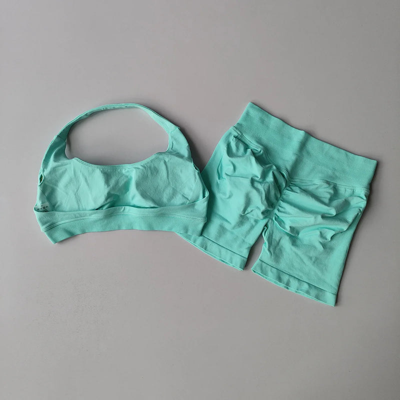 2-Piece Seamless Yoga Suit for Women