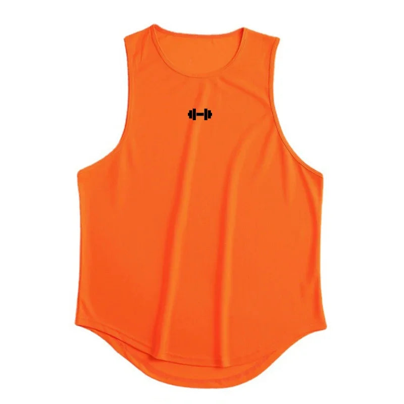 Men’s Quick-Dry Printed Gym Vest