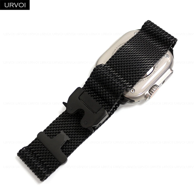 URVOI Titanium Milanese Loop for Apple Watch
