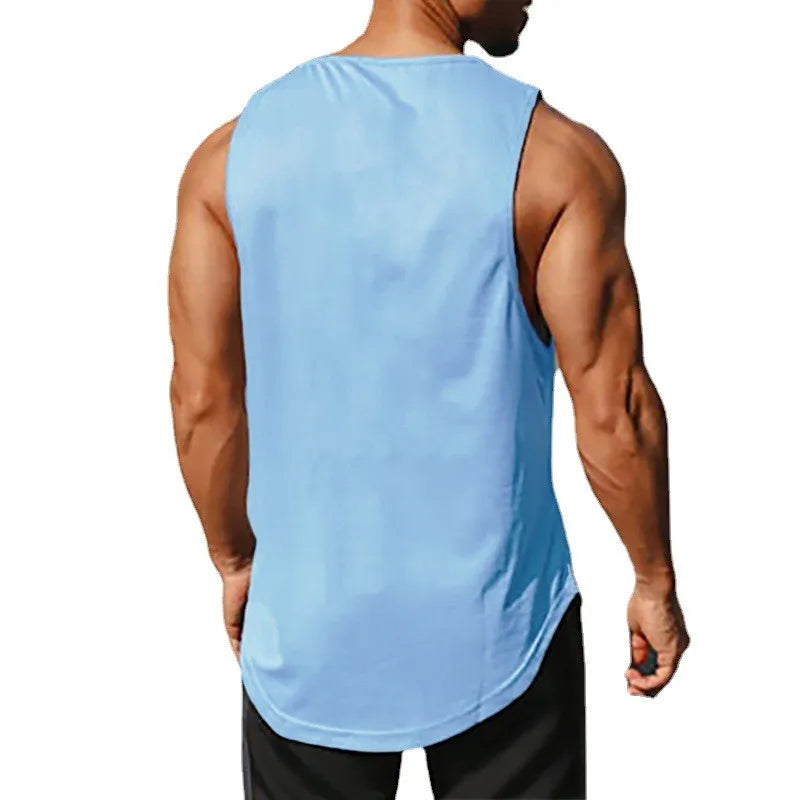 Men’s Quick-Dry Printed Gym Vest
