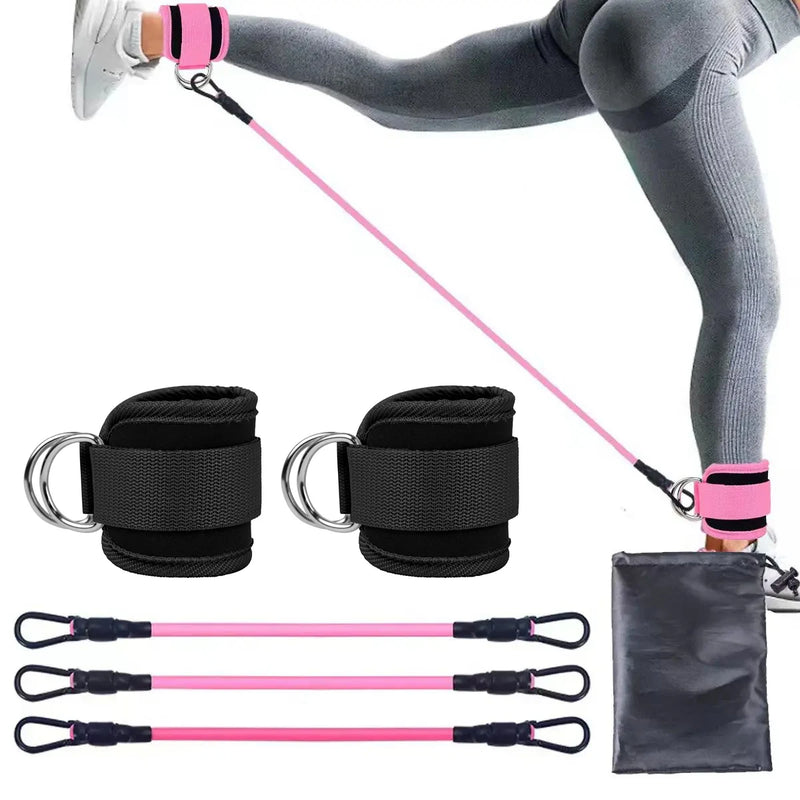 TPE Resistance Bands with Ankle Straps: