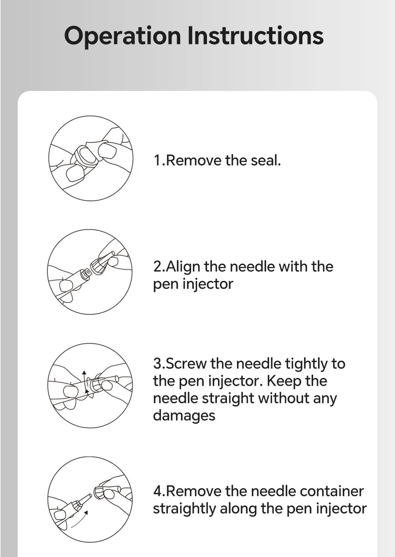 100pcs/box Insulin Pen Needle