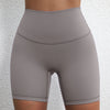 Solid Color Women’s High Waist Fitness Shorts