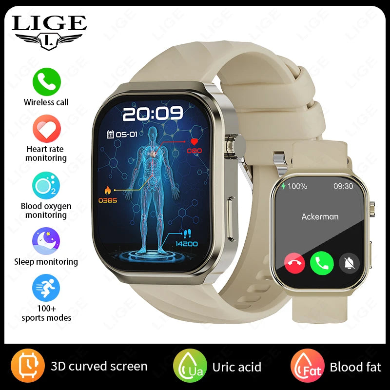 LIGE AI Health Smart Watch