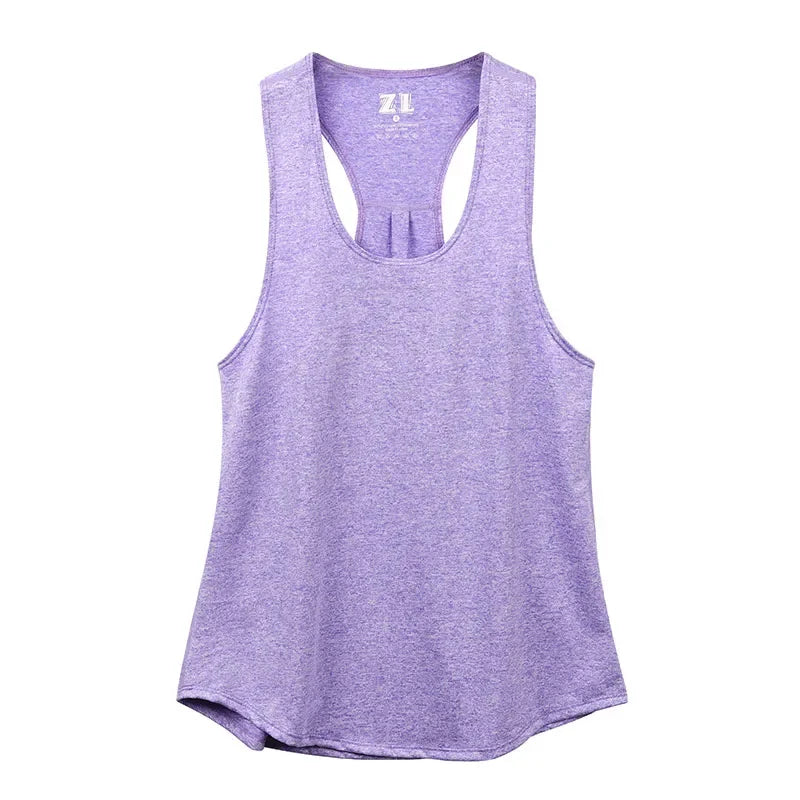STOUREG Sleeveless Racerback Yoga Tank Top
