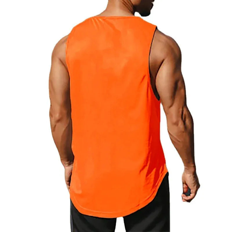 Men’s Quick-Dry Printed Gym Vest