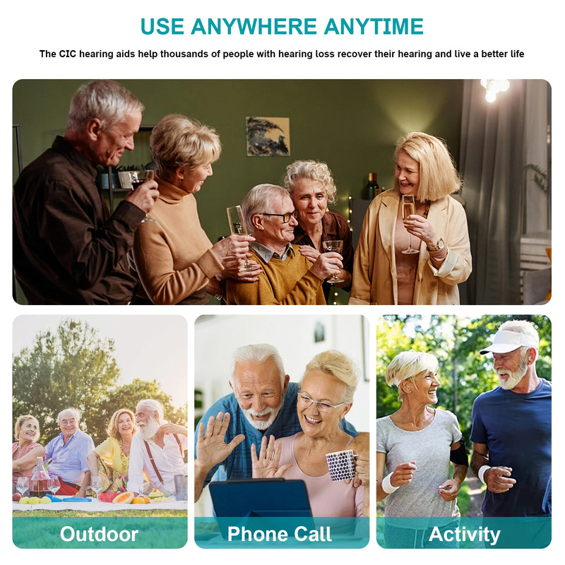 Invisible Rechargeable Hearing Aid