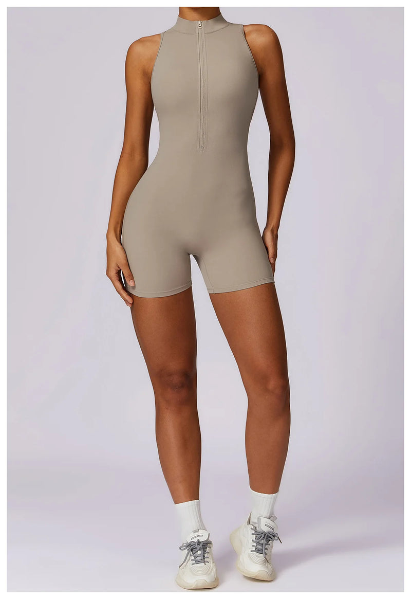 Women’s V-Back Scrunch Sports Jumpsuit