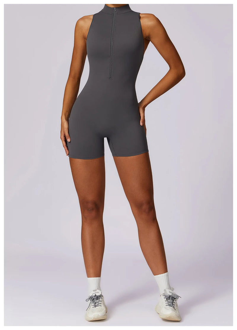 Women’s V-Back Scrunch Sports Jumpsuit