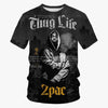 Men’s 2Pac Graphic T-Shirt Style - Multi White