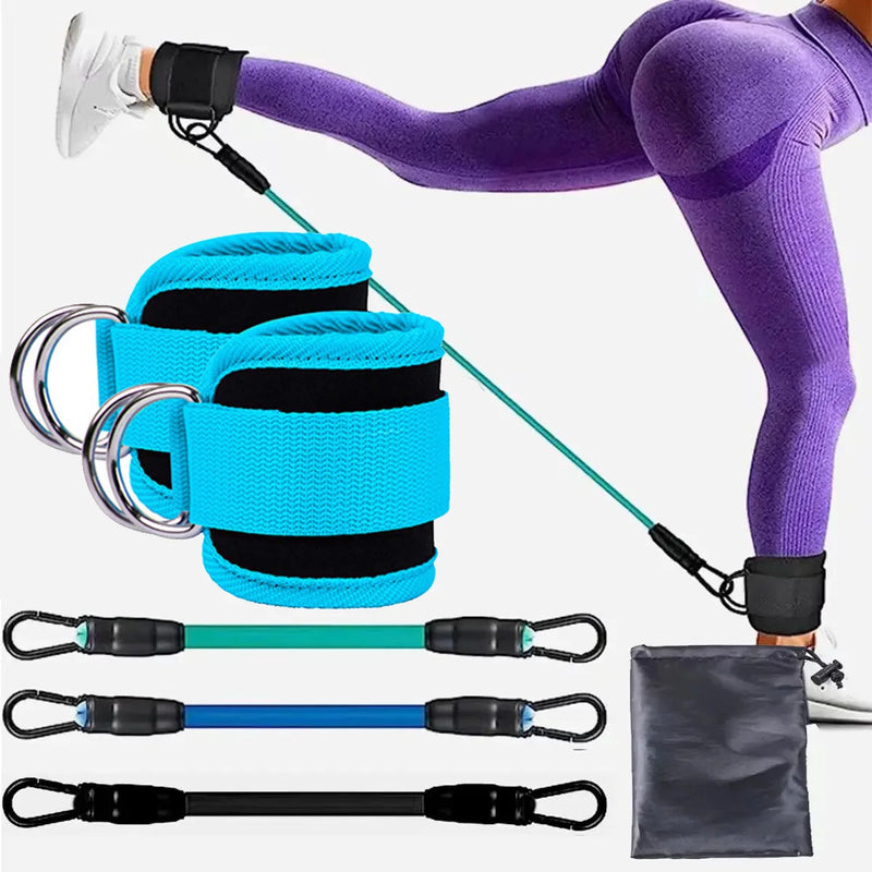 TPE Resistance Bands with Ankle Straps: