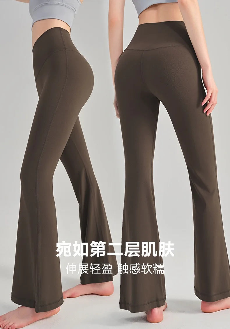Naked Yoga Micro Flared Pants for Women