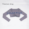 QINACTIVE Women’s Long Sleeve Yoga Crop Top