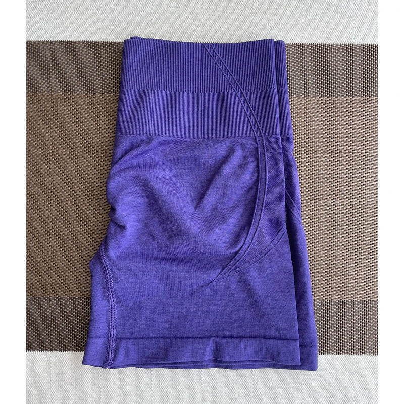 TKITK Women's High Waist Seamless Tight Shorts