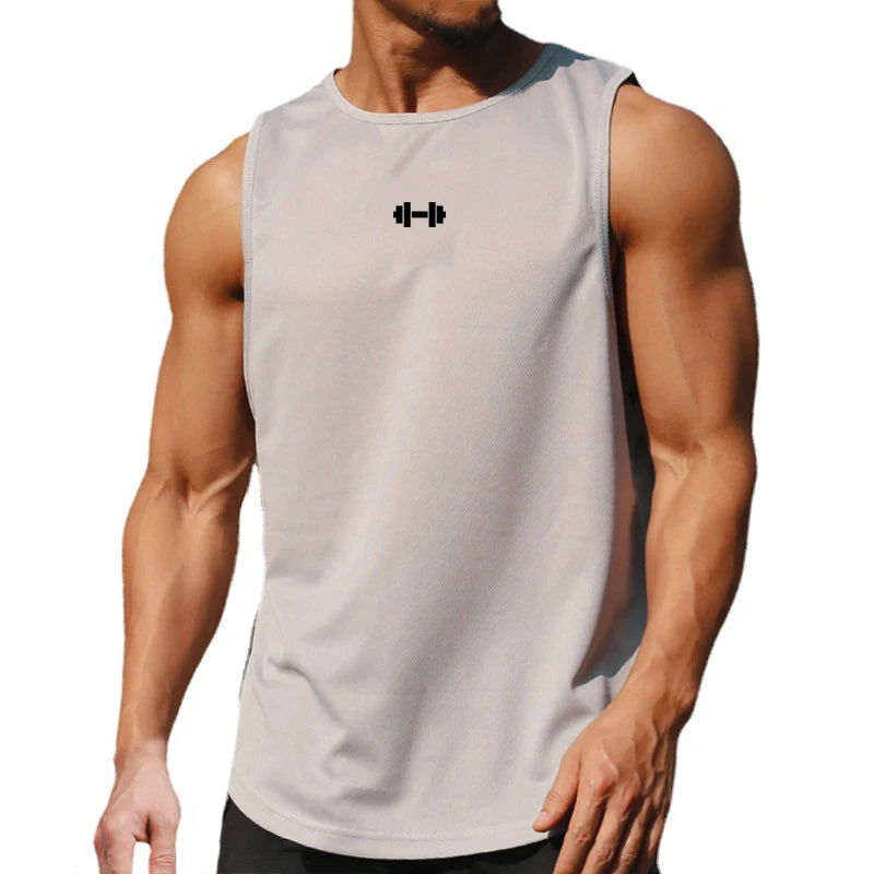 Men’s Quick-Dry Printed Gym Vest