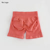 ARFTE Butt-Lifting Low Ribbed Elastic Band Seamless Yoga-Biker Shorts