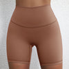 Solid Color Women’s High Waist Fitness Shorts