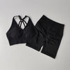 2 Pcs Yoga Sets Women High Waist Workout Outfits