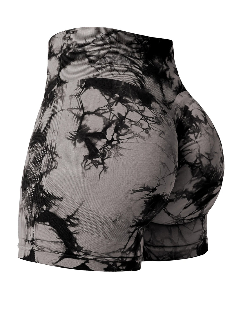 Women's Butt-Lifting Tie Dye Shorts