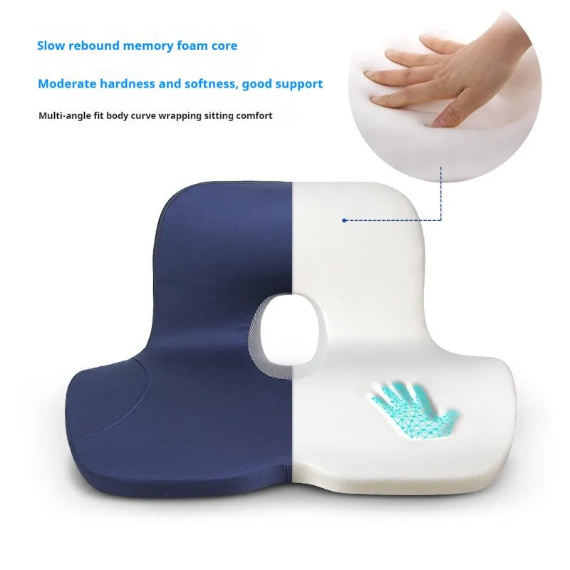 L-Shaped Integrated Office Chair Seat Cushion