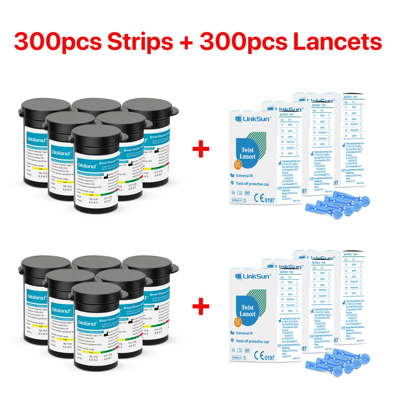Bioland Blood Glucose Meter Test Strips and Lancets