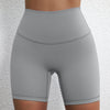 Solid Color Women’s High Waist Fitness Shorts