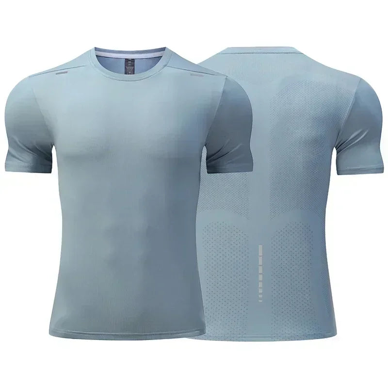 Men's Summer Loose Breathable Short Sleeve Outdoor Cycling Quick Dry Top