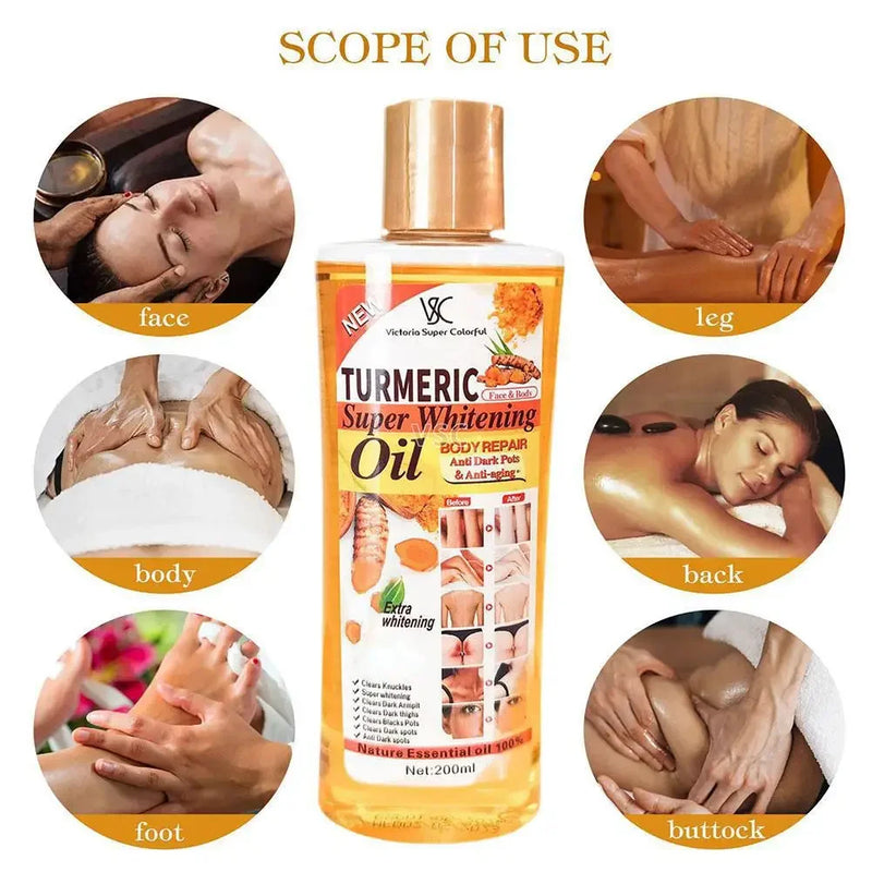 Turmeric Essential Oil Facial Body Massage Oil