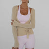 Women’s Wrap Ruched Tie Front Yoga Shirt