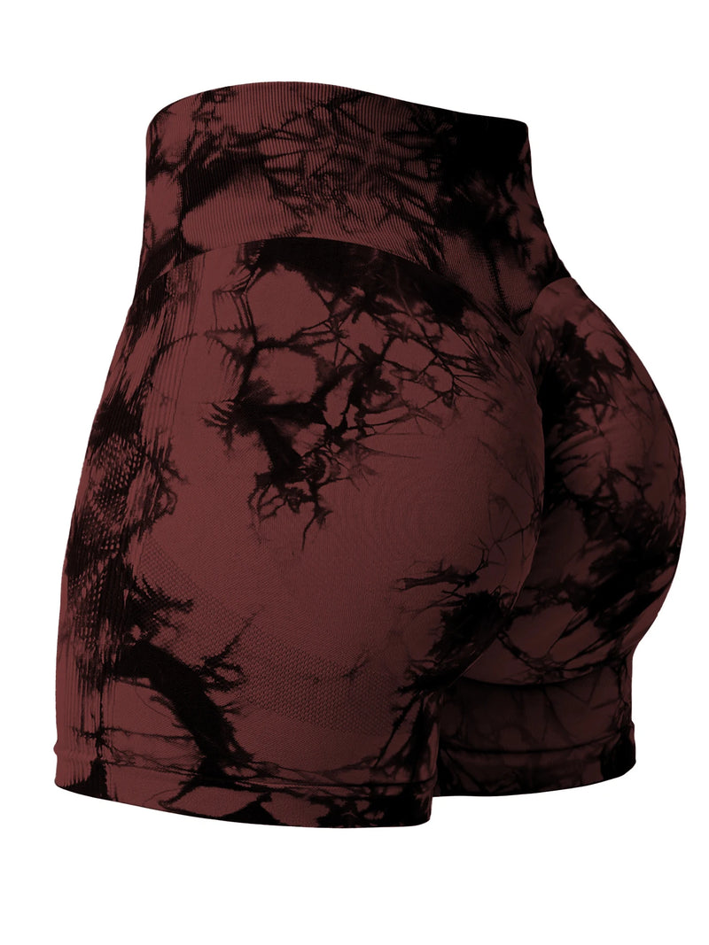 Women's Butt-Lifting Tie Dye Shorts