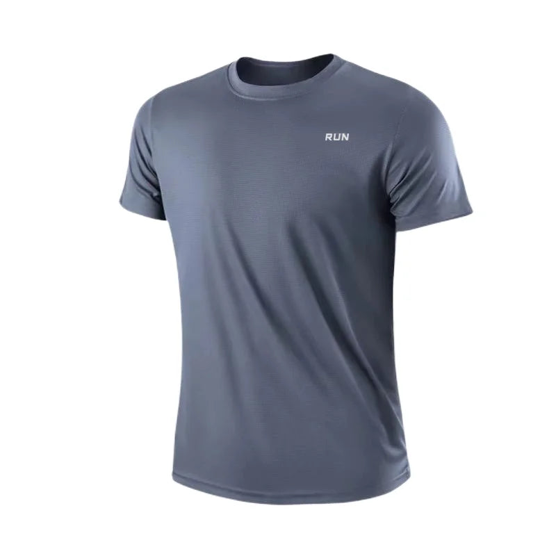 Men’s Bodybuilding Top – Short Sleeve Gym Fitness T-Shirt