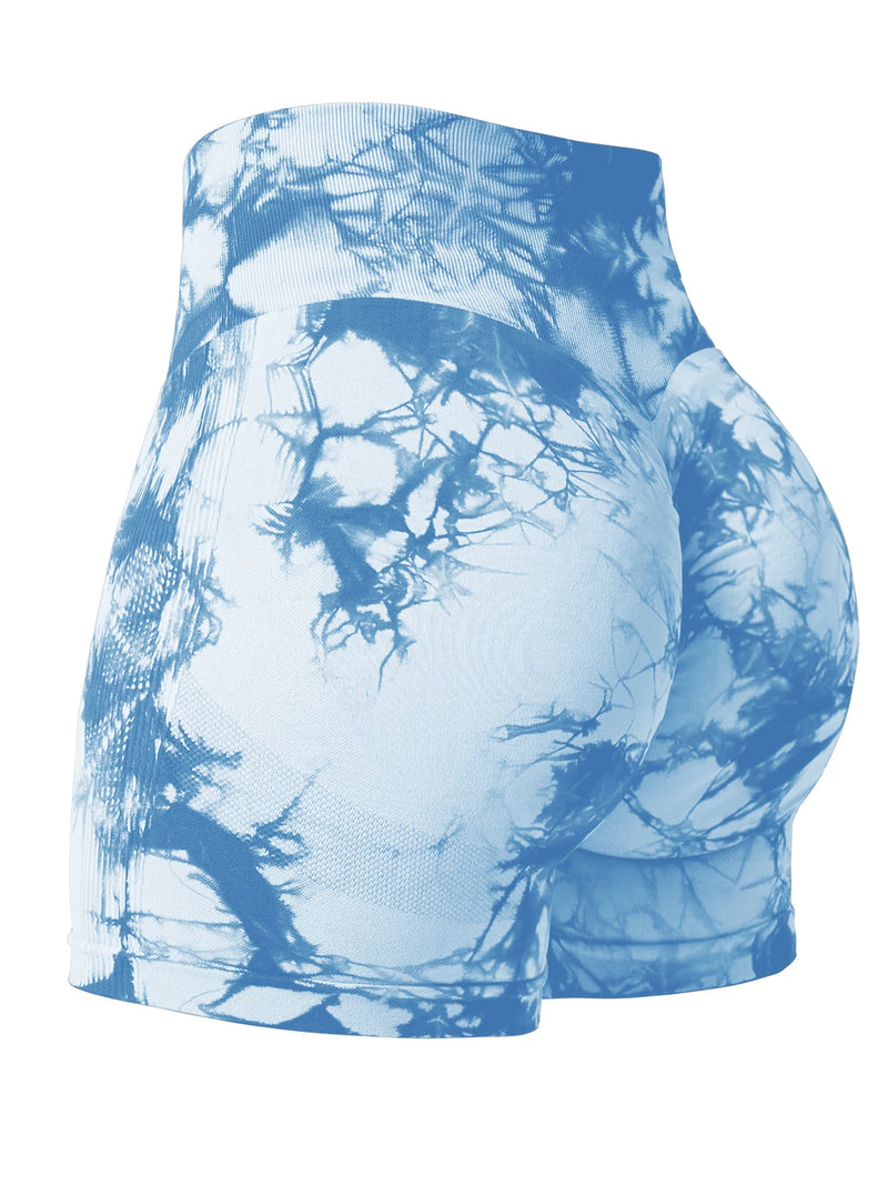 Women's Butt-Lifting Tie Dye Shorts