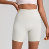 Solid Color Women’s High Waist Fitness Shorts