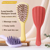 Long Handle Shampoo Brush Silicone Scalp Massage Comb