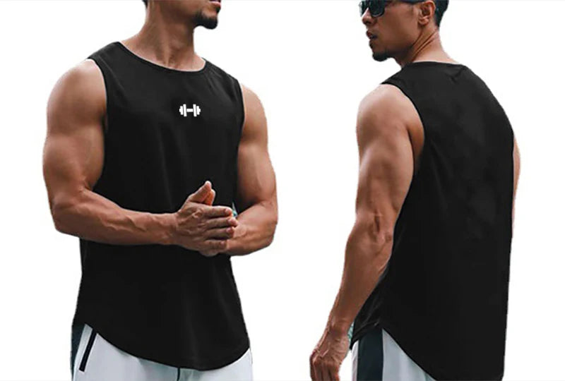 Men’s Quick-Dry Printed Gym Vest