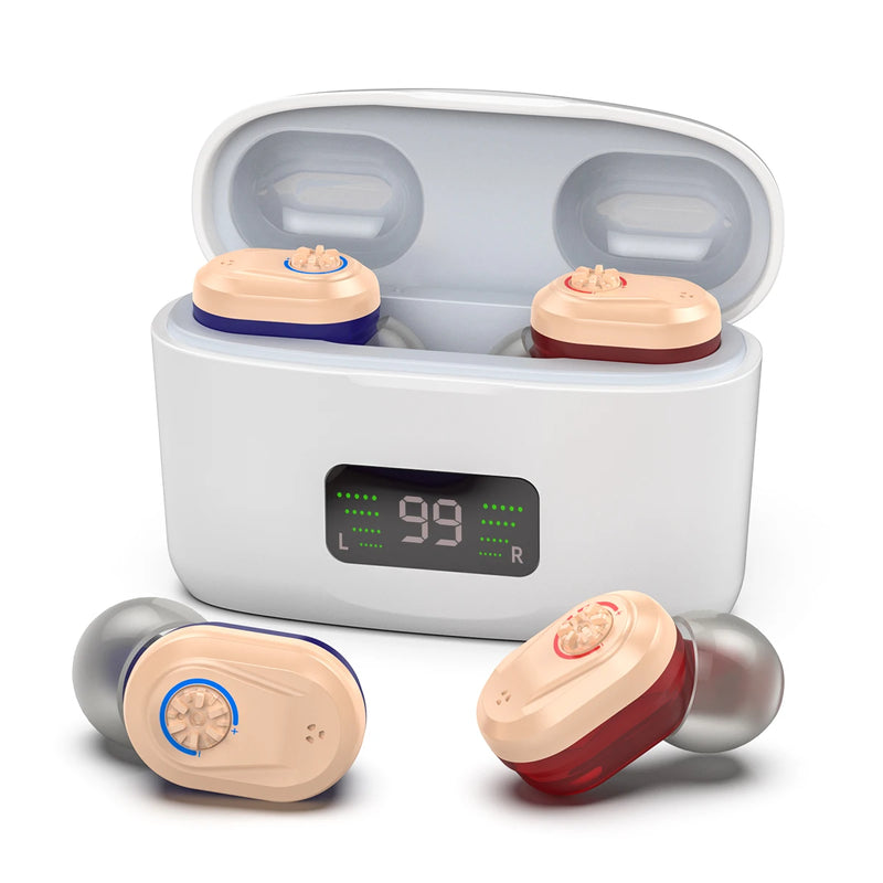 Wireless Mini Noise-Cancelling Hearing Aid for Seniors