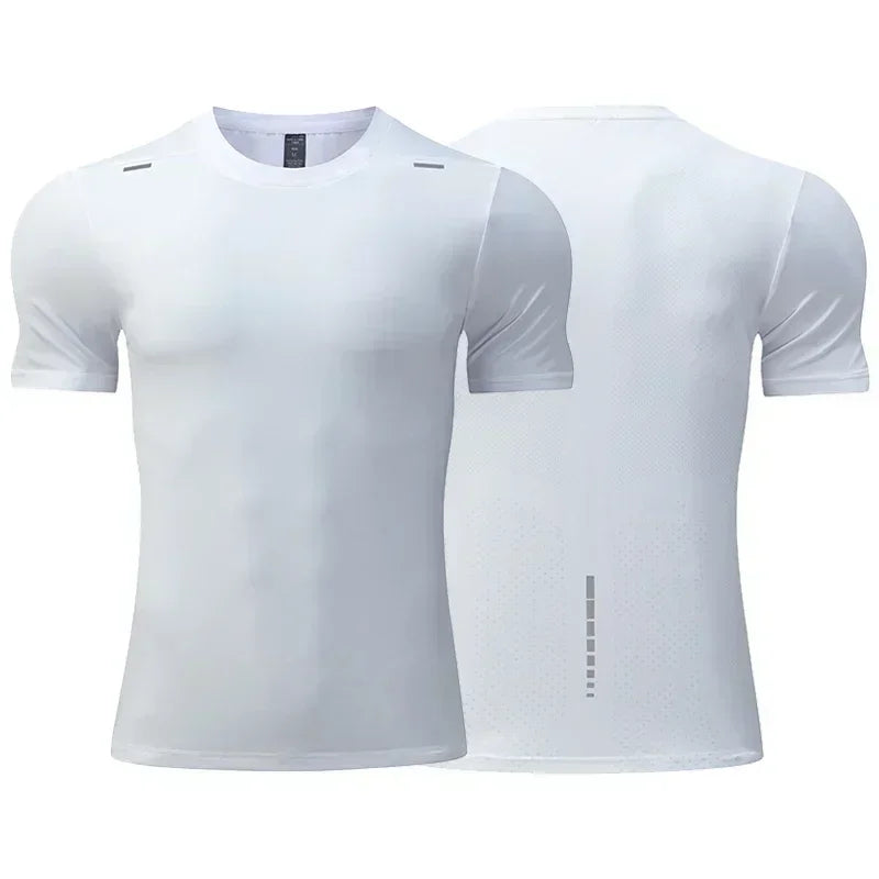 Men's Summer Loose Breathable Short Sleeve Outdoor Cycling Quick Dry Top