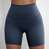 Solid Color Women’s High Waist Fitness Shorts